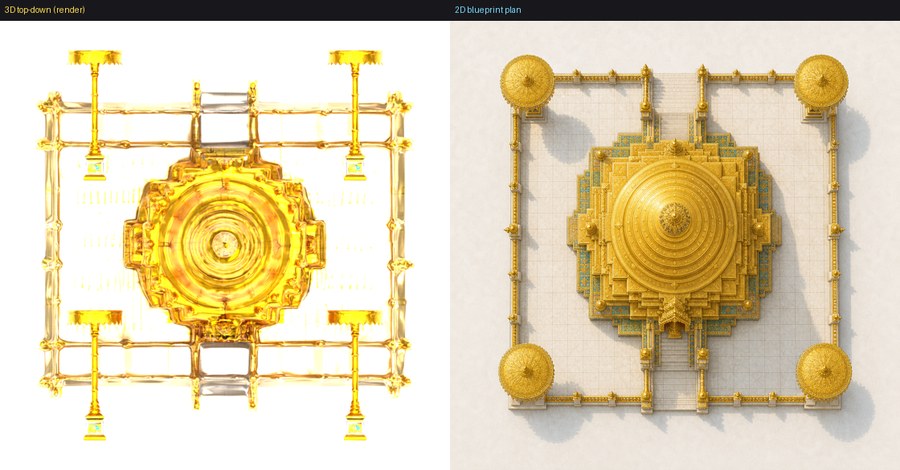 plan vs 3d